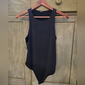Express Sleek Black Bodysuit